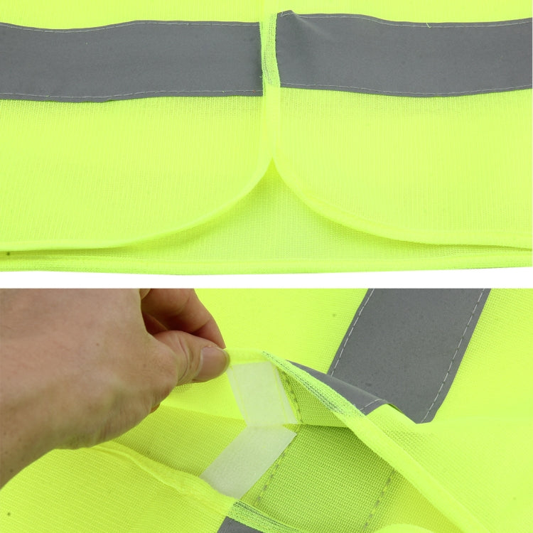XL Reflective Fluorescent Vest Safty Cloth Driving School Construction Traffic Safty Warning Working Cloth, XL Vest, Vest 5