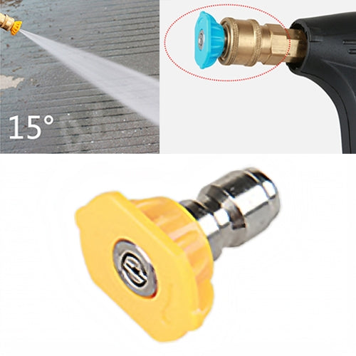 Pistolet de lavage haute pression Accessoires de nettoyeur, Angle de la buse: 15 degrés, Angle de la buse: 15 degrés