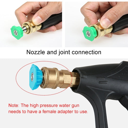 High Pressure Car Wash Gun Jet Nozzle Washer Accessories, Nozzle Angle: 15 Degree, Nozzle Angle: 15 Degree