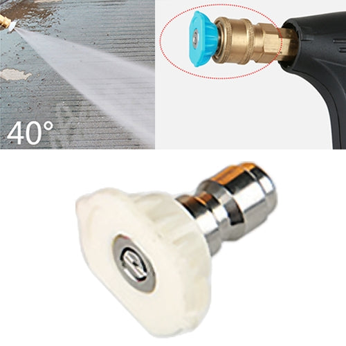 Pistolet de lavage haute pression, accessoires de nettoyeur, angle de buse : 40 degrés, angle de buse : 40 degrés