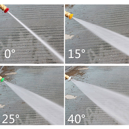 High Pressure Car Wash Gun Jet Nozzle Washer Accessories, Nozzle Angle: 0 Degree Big Hole, Blue, Nozzle Angle: 0 Degree Big Hole, Blue