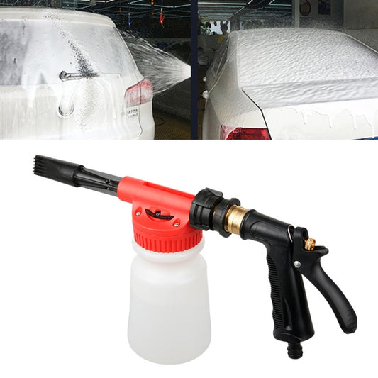 Pistolet à eau multifonctionnel portable pour lave-auto avec pot à mousse, livraison de couleur aléatoire, pot à mousse pistolet.