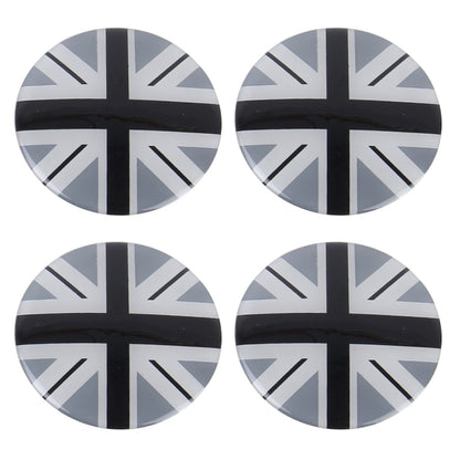 4 PCS National Flag Metal Car Sticker Wheel Hub Caps Centre Cover Decoration, England  Flag 1