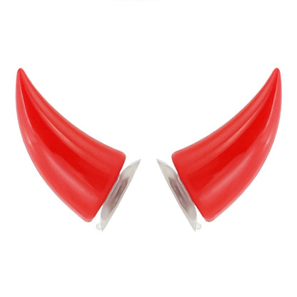 2 PCS Motorcycle Helmet Devil Decoration Motorbike Helmet Suction Cups Horns Decoration Headwear Sucker