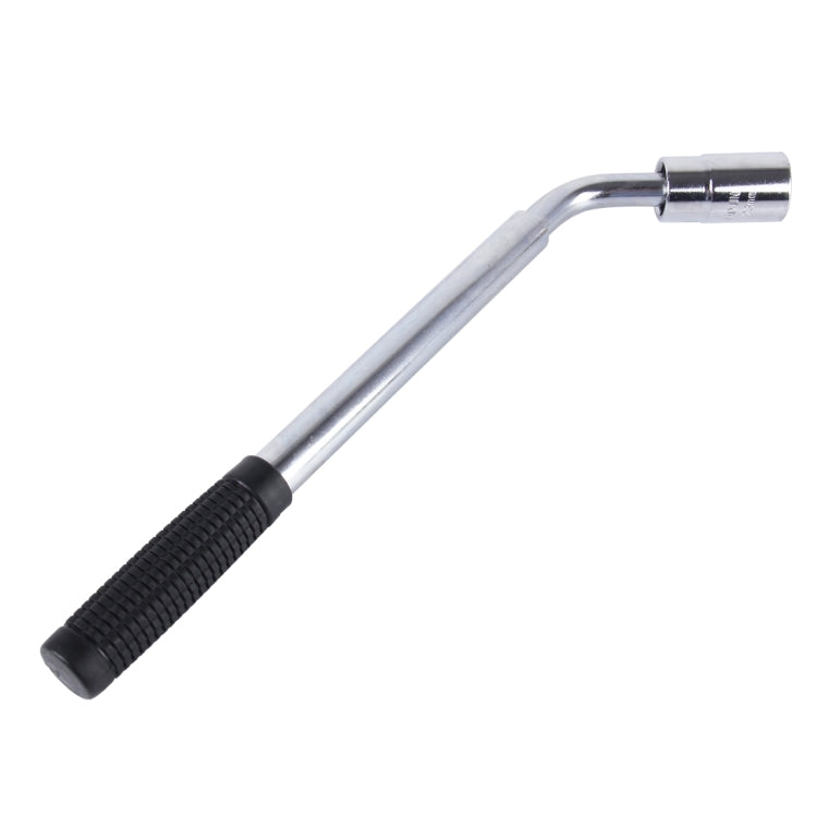 Clé à douille télescopique pour écrous de roue avec adaptateurs réversibles 17 mm et 19 mm, 21 mm et 23 mm et poignée antidérapante extensible de 36,5 cm à 52 cm, télescopique 17 mm et 19 mm 21 mm et 23 mm