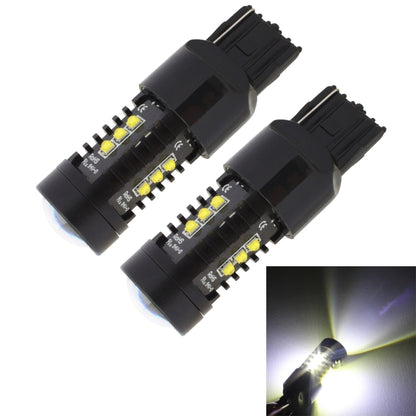 2 PCS MZ 10W 1080LM 5500K 7440 12 XB-D LED Car Reverse Lights T20 Tail Backup Lamps Car Tail Parking DRL Brake Parking Lights, DC 12-24V, 7440