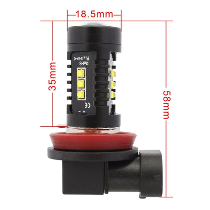 2 PCS MZ 10W 1080 LM 5500K H8/H11 12 XB-D LED Car Front Fog Lights Car Car Fog Light Auto Daytime Running Lights, DC 12-24V, H8/H11