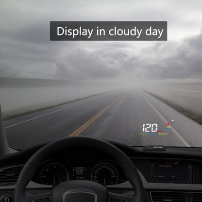 A200 OBD2 3.5 inch Vehicle-mounted Head Up Display Security System, Support Car Speed / Engine Revolving Speed Display / Water Temperature / Voltage, A200