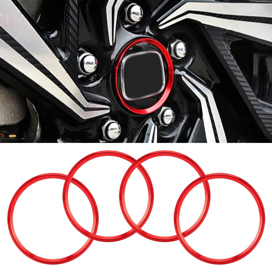 4 bagues de décoration de moyeu de roue en métal pour BMW Série 5 2018