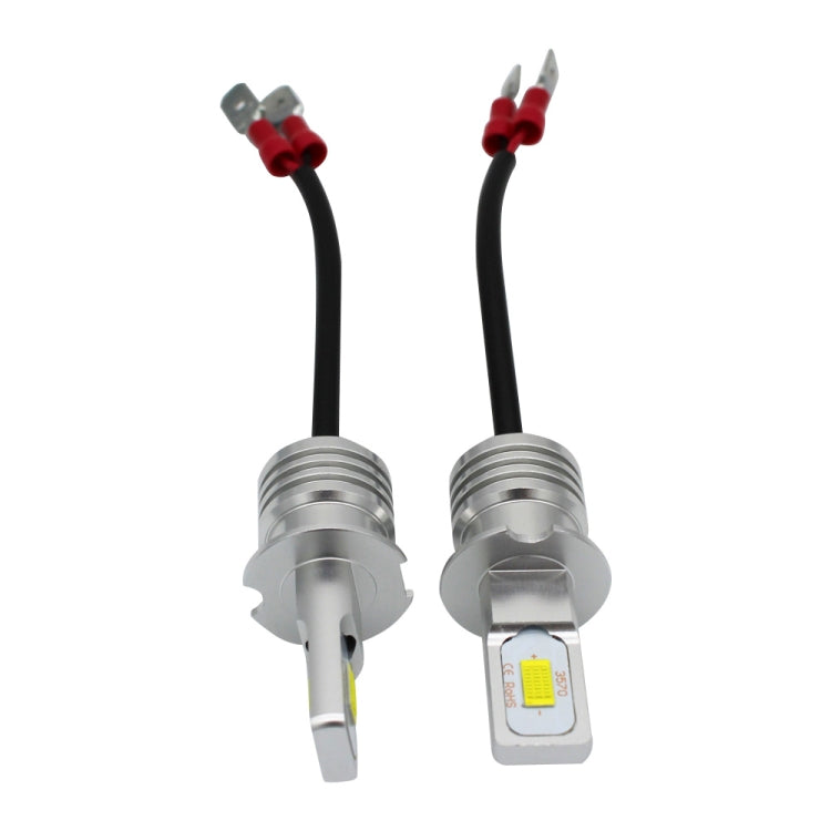 2 PCS H3 72W 1000LM 6000-6500K Super Bright Car Fog Light LED Bulbs, DC 12-24V, H3