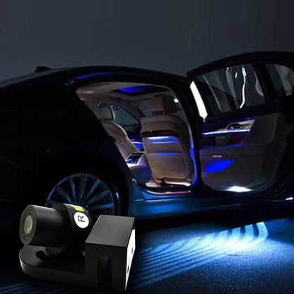 2 PCS DC 8-36V Ghost Shadow Courtesy Angel Wings Projection Lamp Car Door LED Welcome Lights, Red, White, Cold Blue, Blue