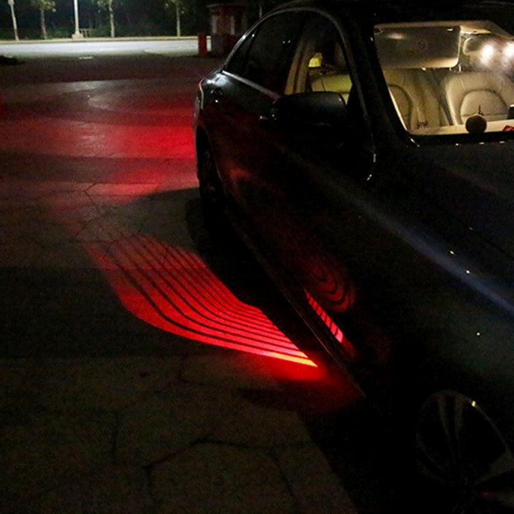 2 PCS DC 8-36V Ghost Shadow Courtesy Angel Wings Projection Lamp Car Door LED Welcome Lights, Red, White, Cold Blue, Blue