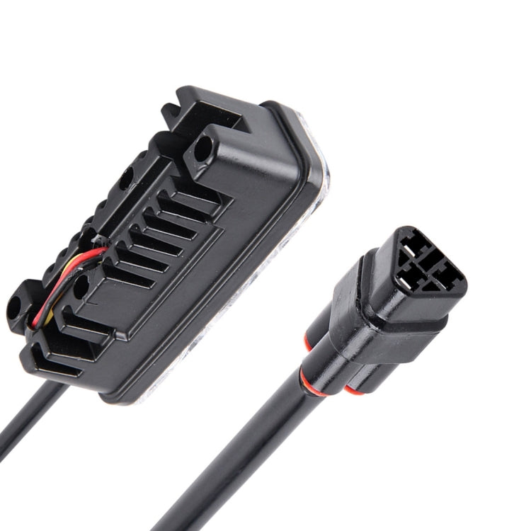 2 PCS DC 12V 6W 400 LM 6000K Tri Circular Car DRL&Turn Light(White Light + Yellow Light), Cable Length: 50cm, DC 12V 6W 400 LM 6000K