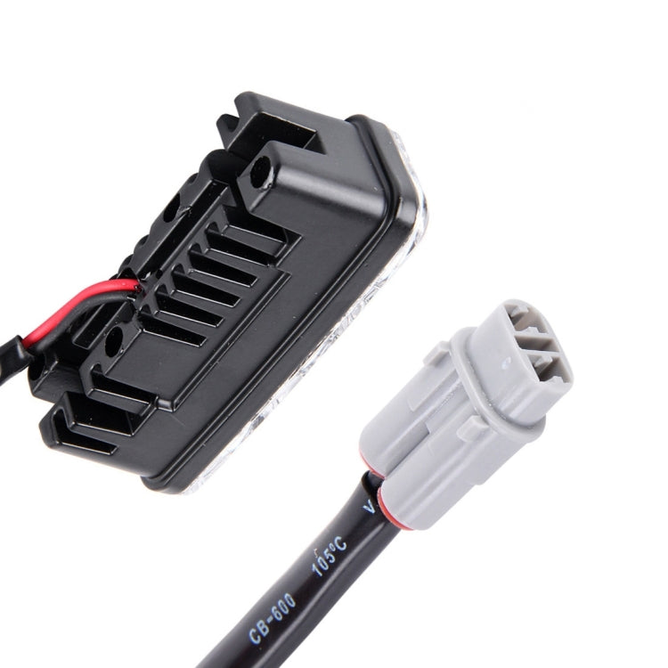 2 PCS DC 12V 6W 400 LM 6000K Tri Circular Car DRL Daytime Running White Lights Lamp, Cable Length: 50cm, DC 12V 6W 400 LM