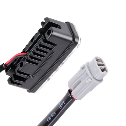 2 PCS DC 12V 6W 400 LM 6000K Tri Circular Car DRL Daytime Running White Lights Lamp, Cable Length: 50cm, DC 12V 6W 400 LM