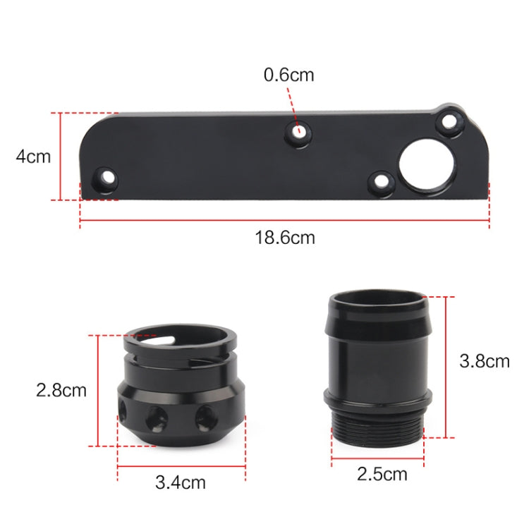Modified Forged PCV Care Board Kit PCV Delete Plate for Audi / Volkswagen Golf PCV Vacuum Adapter, Forged PCV Care Board Kit