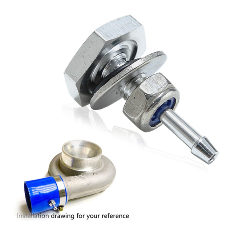 Car Modified Universal Turbocharger Silicone Pipe Boost Hose Nipple Turbo Vacuum Hose Detection Connector, Turbo Vacuum Hose Detection Connector