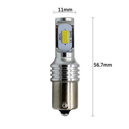 2 PCS Decode 1156/BA15S 72W LED Bulbs Light Car Auto Turn Lamp Backup Light, DC 12-24V, White, Yellow