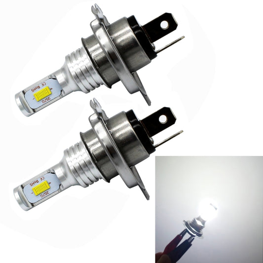 2 PCS H4 72W 1000LM 6000-6500K Super Bright White Light Car Fog LED Bulbs, DC 12-24V, H4