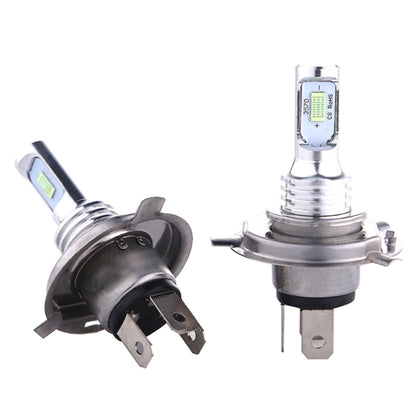 2 PCS H4 72W 1000LM 6000-6500K Super Bright White Light Car Fog LED Bulbs, DC 12-24V, H4