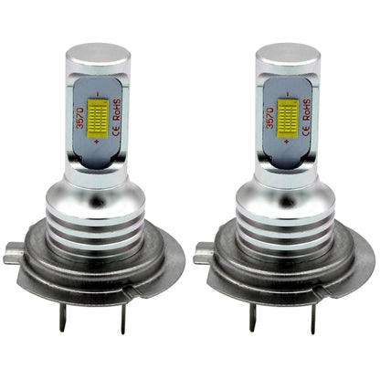 2 PCS H7 72W 1000LM 6000-6500K Super Bright White Light Car Fog LED Bulbs, DC 12-24V, H7