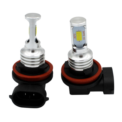2 PCS H8/H11 72W 1000LM 6000-6500K Super Bright White Light Car Fog LED Bulbs, DC 12-24V, H8/H9/H10/H11, H8/H11