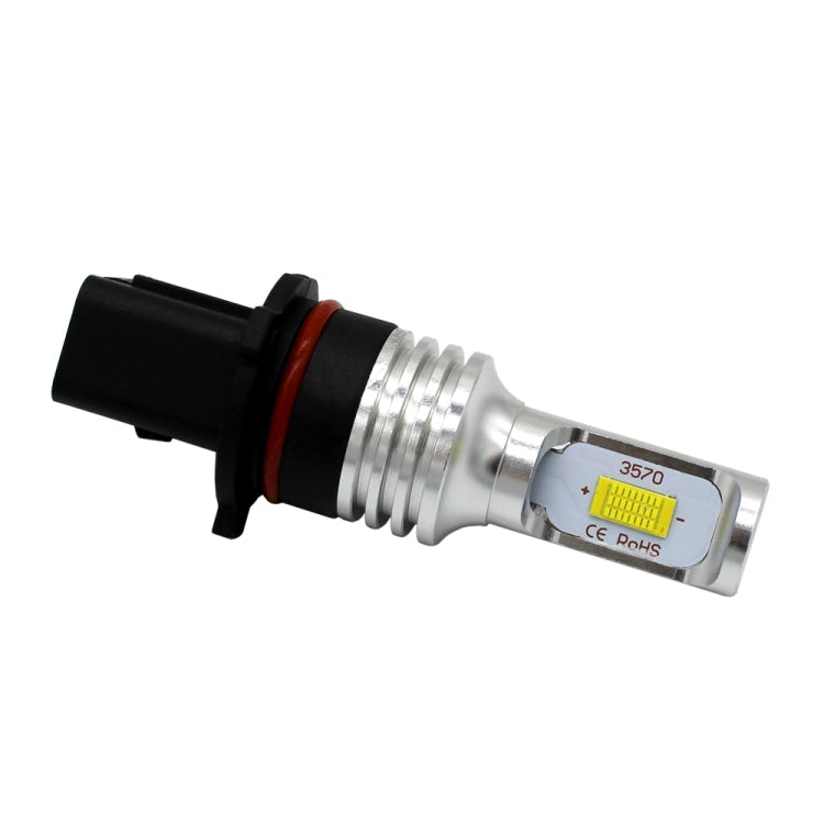 2 PCS P13w 72W 1000LM 6000-6500K Super Bright White Light Car Fog LED Bulbs, DC 12-24V, P13