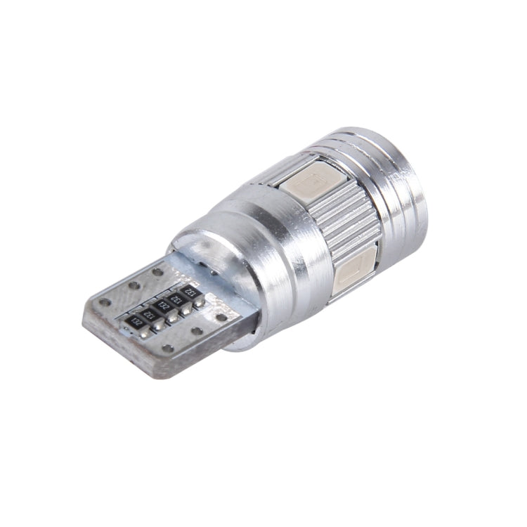 2PCS T10 3W 6 SMD 5630 LED Error-Free Canbus Car Clearance Lights Lamp, DC 12V, 6 SMD 5630 LEDs/Green Light, 6 SMD 5630 LEDs/White Light, 6 SMD 5630 LEDs/Pink Light