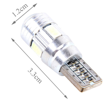 2PCS T10 3W 6 SMD 5630 LED Error-Free Canbus Car Clearance Lights Lamp, DC 12V, 6 SMD 5630 LEDs/White Light, 6 SMD 5630 LEDs/Pink Light, 6 SMD 5630 LEDs/Green Light