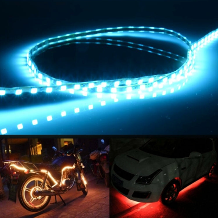 5 PCS 45 LED 3528 SMD Waterproof Flexible Car Strip Light for Car Decoration, DC 12V, Length: 90cm, 90cm+pink, 90cm+green, 90cm+ice blue, 90cm+blue, 90cm+red, 90cm+white, 90cm+yellow
