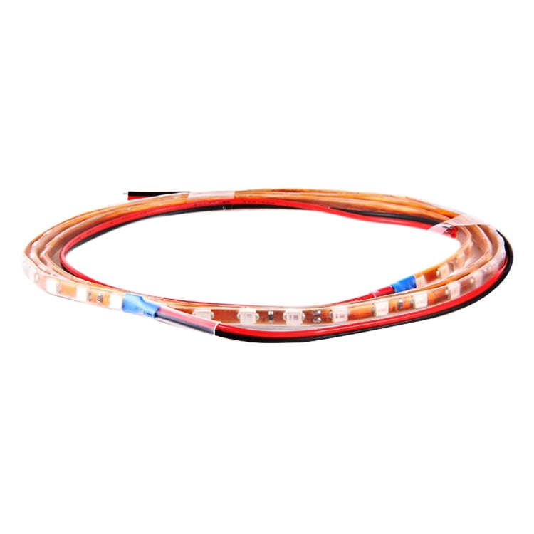 5 PCS 45 LED 3528 SMD Waterproof Flexible Car Strip Light for Car Decoration, DC 12V, Length: 90cm, 90cm+yellow, 90cm+pink, 90cm+green, 90cm+ice blue, 90cm+blue, 90cm+red, 90cm+white
