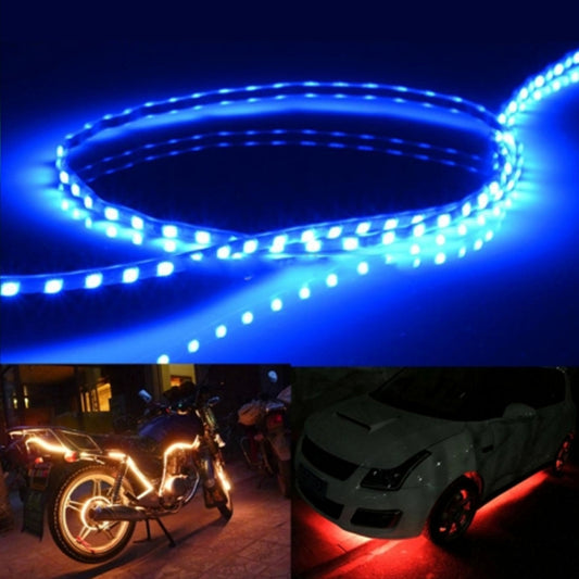 5 PCS Flow Style 45 LED 3528 SMD Waterproof Flexible Car Strip Light for Car Decoration, DC 12V, Length: 90cm, 90cm Blue, 90cm Pink, 90cm Green, 90cm Ice blue, 90cm Red, 90cm White, 90cm Yellow