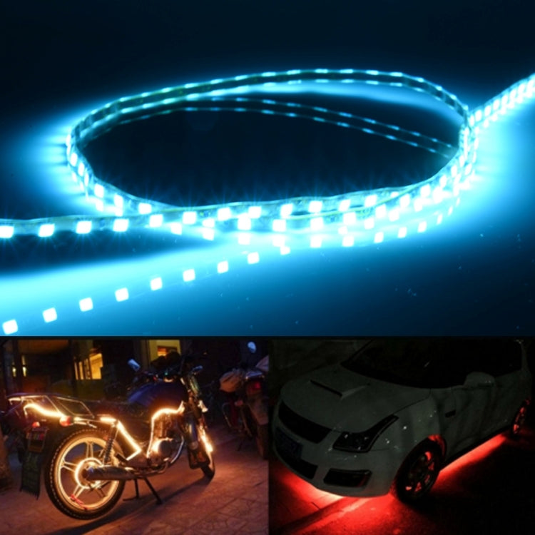 5 PCS Flow Style 45 LED 3528 SMD Waterproof Flexible Car Strip Light for Car Decoration, DC 12V, Length: 90cm, 90cm Blue, 90cm Pink, 90cm Green, 90cm Ice blue, 90cm Red, 90cm White, 90cm Yellow