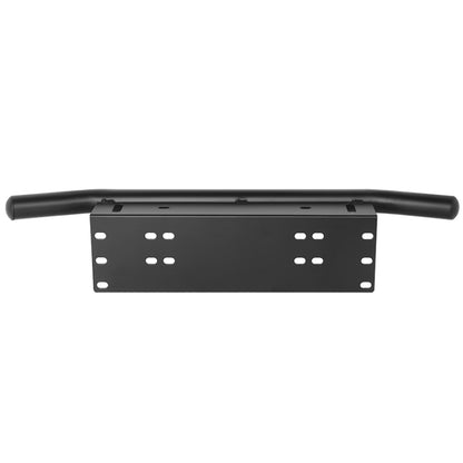 Universal License Plate Bumper Frame for Off-Road Jeep LED Work Light Bar Mounting Bracket with Front Bucket, Universal License Plate Bumper Fram, Universal License Plate Bumper Frame