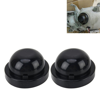 2 PCS K105 Universal Car LED Headlight HID Xenon Lamp Silicone Dust Cover Seal Caps Car Dust Cover Waterproof Dustproof Sealing Headlamp Cover for Car Retrofit, Inner Diameter: 10.5cm, Inner Diameter: 10.5cm