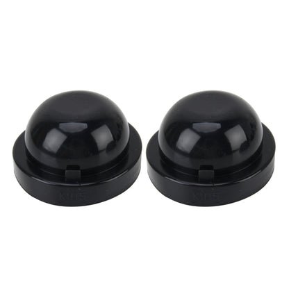 2 PCS K105 Universal Car LED Headlight HID Xenon Lamp Silicone Dust Cover Seal Caps Car Dust Cover Waterproof Dustproof Sealing Headlamp Cover for Car Retrofit, Inner Diameter: 10.5cm, Inner Diameter: 10.5cm