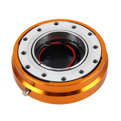 Kit de Libération Rapide Universel en Aluminium Billet Fin pour Volant de Voiture avec Verrou de Sécurité pour Voiture Modifiée et de Course, Aluminium Billet Fin
