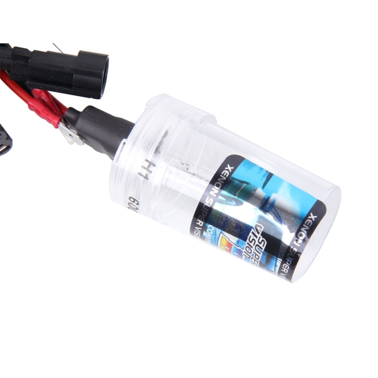 2PCS DC12V 35W H1 2800 LM HID Xenon Light Single Beam Super Vision Waterproof Head Lamp, Color Temperature: 6000K, H1