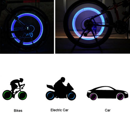 Lot de 2 lampes de roue avec batterie pour voiture/moto/vélo