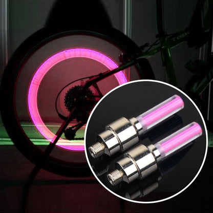 Lot de 2 lampes de roue avec batterie pour voiture/moto/vélo