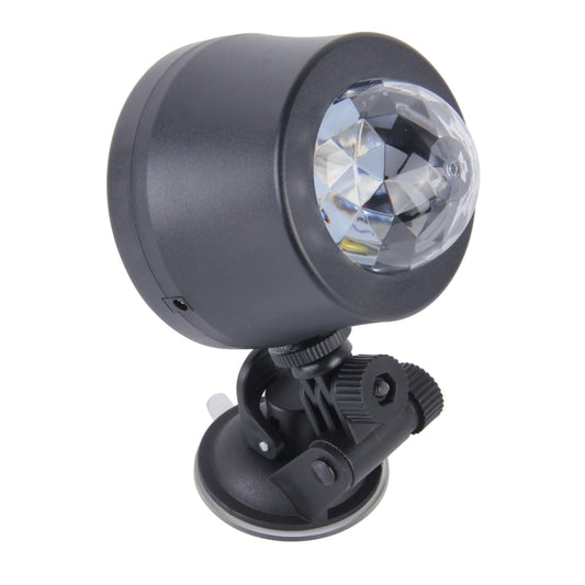 5V 6W Colorful Car Decoration DJ Light Sound Activated Rotating Strobe Effect Atmosphere Light Star Music Light Lamp with 6 RGB LED Lights, Cable Length:4m, Sound Activated Rotating Atmosphere Light