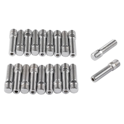 20 PCS 5.8cm Universal Car Modification Extended Wheels Stud Conversion M14x1.5 to M12x1.5 Screw Adapter LN032 LN033 LN044, 5.8cm M14x1.5 to M12x1.5