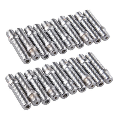 20 PCS 5.8cm Universal Car Modification Extended Wheels Stud Conversion M14x1.5 to M12x1.5 Screw Adapter LN032 LN033 LN044, 5.8cm M14x1.5 to M12x1.5