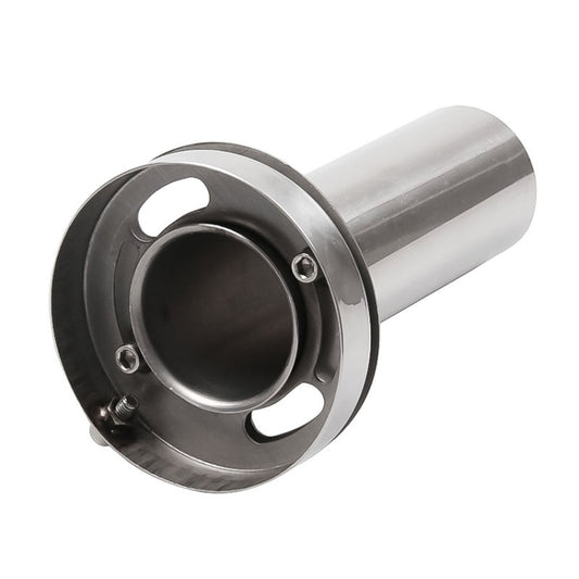 4 inch Universal Car 304 Stainless Steel Exhaust Pipe Muffler Unadjustable Tail Muffler Tip , 4 inch Unadjustable