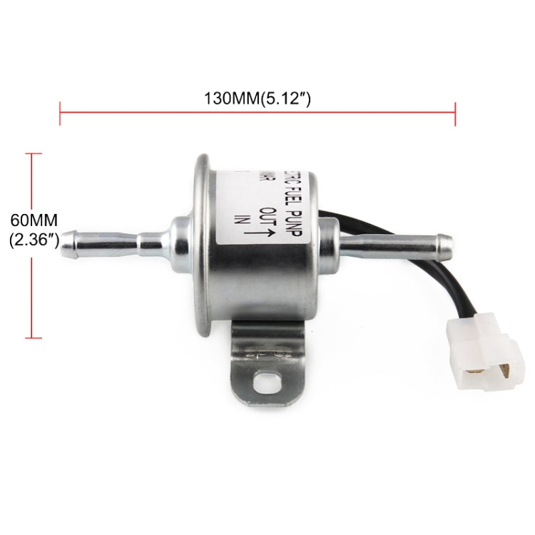 Car 90L/H In-Line Injection Fuel Pump External Electric Fuel Pump Flow 129612-52100 for Yanmar 4TNV88 Hitachi Mini Excavator, Car 90L/H In-Line Injection Fuel Pump
