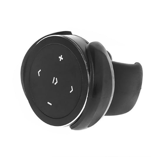 Contrôleur Bluetooth sans fil pour voiture, multimédia pour téléphone portable, télécommande multifonction pour volant avec support, avec support (noir), avec support (argent)