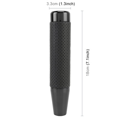 Metal Leather Long Column Car Shift Knob, Size: 18x3.3cm, Size: 18x3.3cm (Black), Size: 18x3.3cm (Blue), Size: 18x3.3cm (Red), Size: 18x3.3cm (Silver)