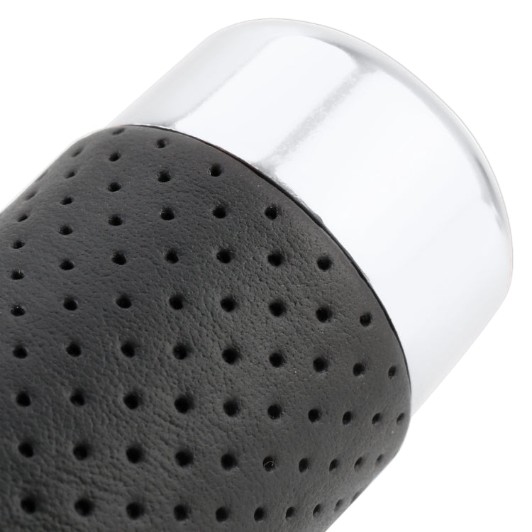 Metal Leather Long Column Car Shift Knob, Size: 18x3.3cm, Size: 18x3.3cm (Silver), Size: 18x3.3cm (Black), Size: 18x3.3cm (Blue), Size: 18x3.3cm (Red)