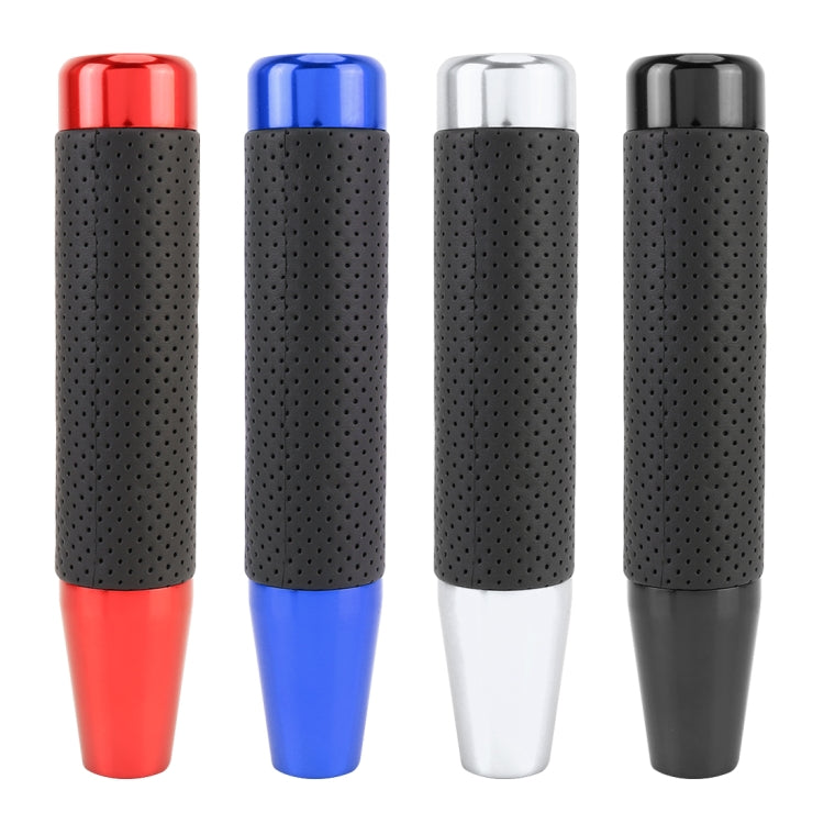 Metal Leather Long Column Car Shift Knob, Size: 18x3.3cm, Size: 18x3.3cm (Silver), Size: 18x3.3cm (Black), Size: 18x3.3cm (Blue), Size: 18x3.3cm (Red)