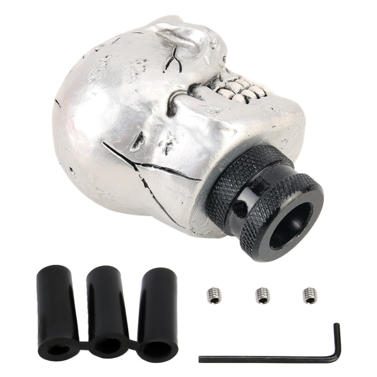 Universal Skull Head Shape Manual or Automatic Gear Shift Knob, Size: 8.7x5.5cm
